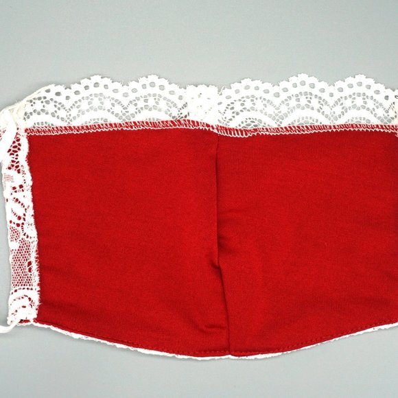 White red Lace Face Mask Dust mask Fashion mask - Picture 2 of 5